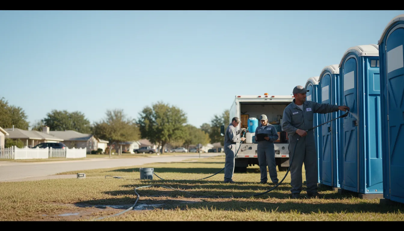 Long-Term Portable Toilet Rental in Damon, TX near me